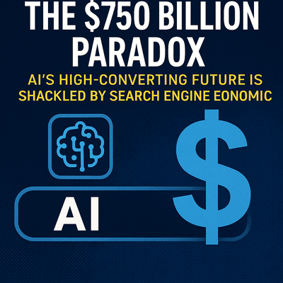 The $750 Billion Paradox: AI’s High-Converting Future Is Shackled by Search Engine Economics